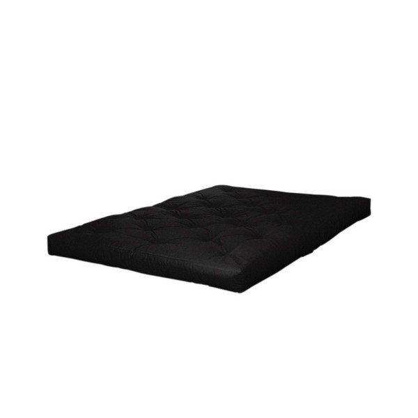 Vidutinio kietumo futono čiužinys juodos spalvos 90x200 cm Comfort Black – Karup Design