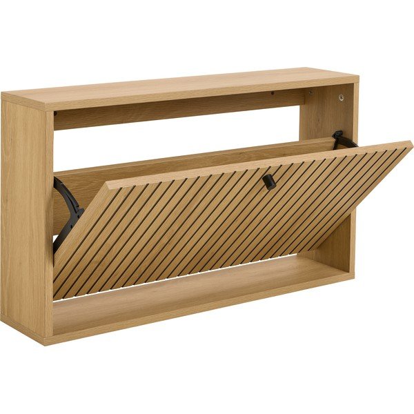 Atlenkiama spintelė batams natūralios spalvos iš ąžuolo 72x43x17 cm Albany  – Actona-image-2
