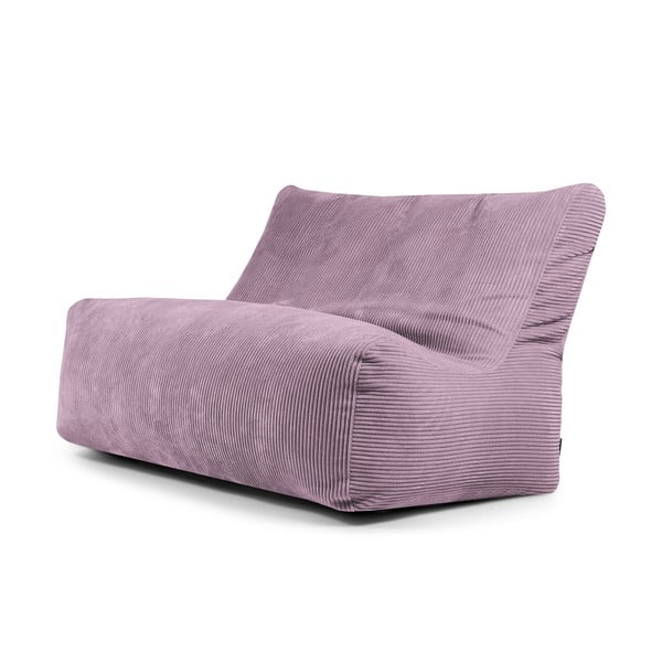 Violetinės spalvos iš kordinio velveto sėdmaišis Sofa Seat Lounge – SLOWDOWN