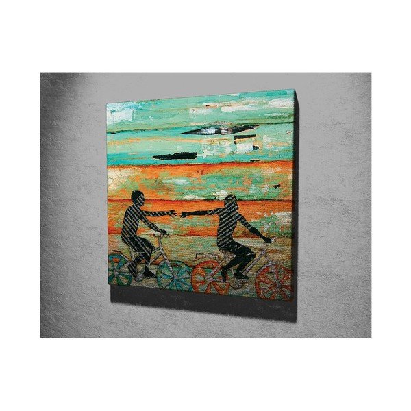 Paveikslas ant drobės Bike Trip, 45 x 45 cm-image-2