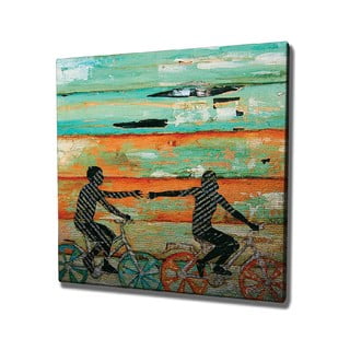 Paveikslas ant drobės Bike Trip, 45 x 45 cm