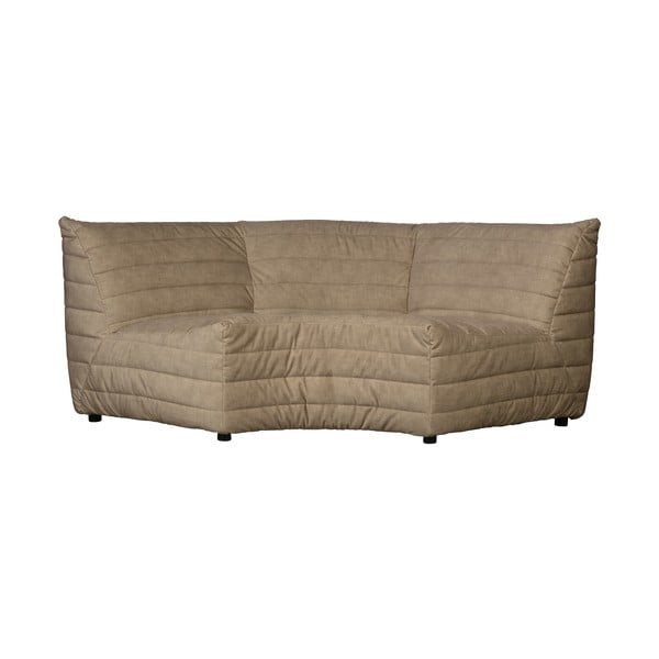 Kampinė sofa iš velveto smėlio spalvos (kintama) Bag – WOOOD