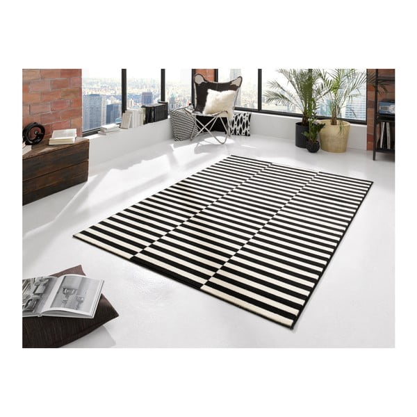 Juodos spalvos/kreminės spalvos kilimas 200x290 cm Gloria – Hanse Home-image-1