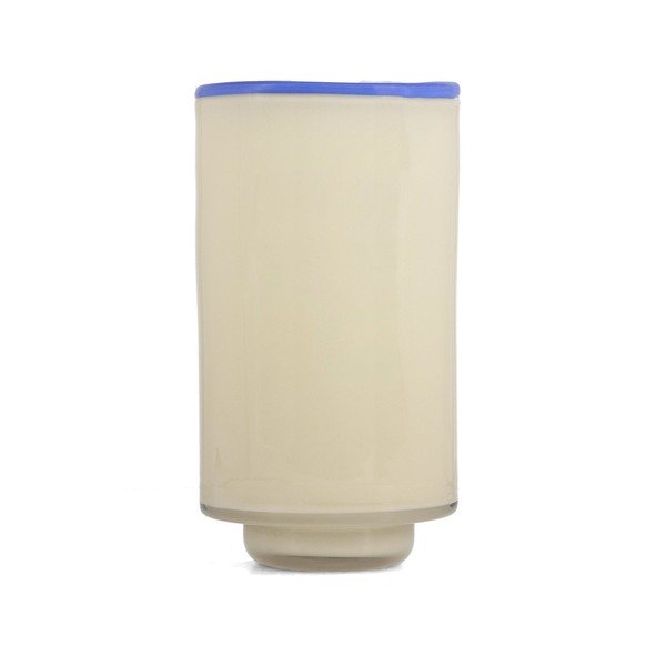 Kreminės spalvos iš stiklo  vaza (aukštis 21,5 cm) Milo – ONA
