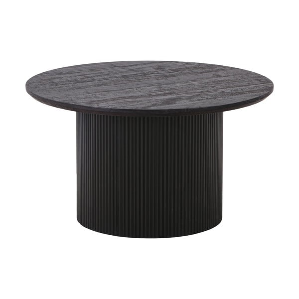 Apvalios formos kavos staliukas tamsiai rudos spalvos iš tuopos ø 80 cm Boavista – House Nordic