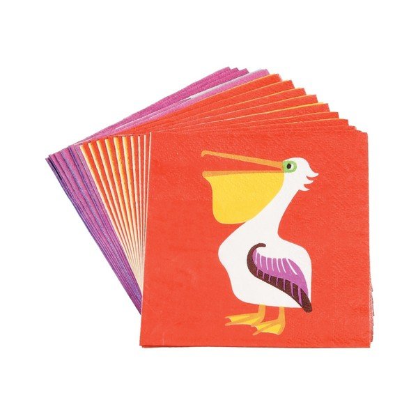 20 servetėlių rinkinys Rex London Colourful Creatures-image-3