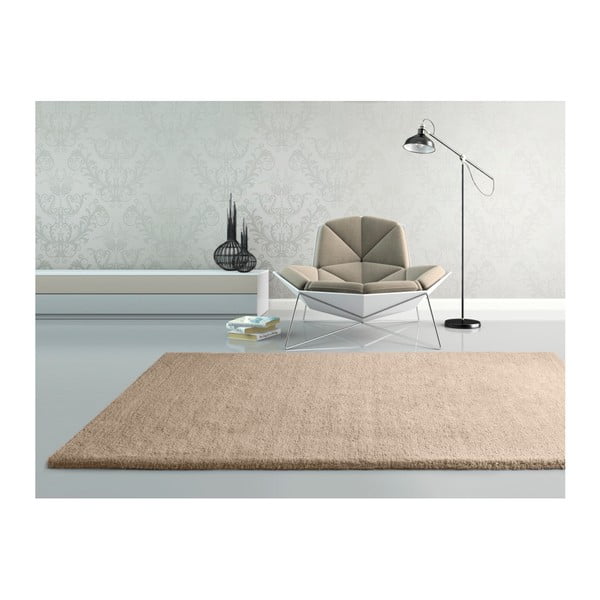 Smėlio spalvos kilimas Universal Shanghai Liso, 140 x 200 cm-image-1
