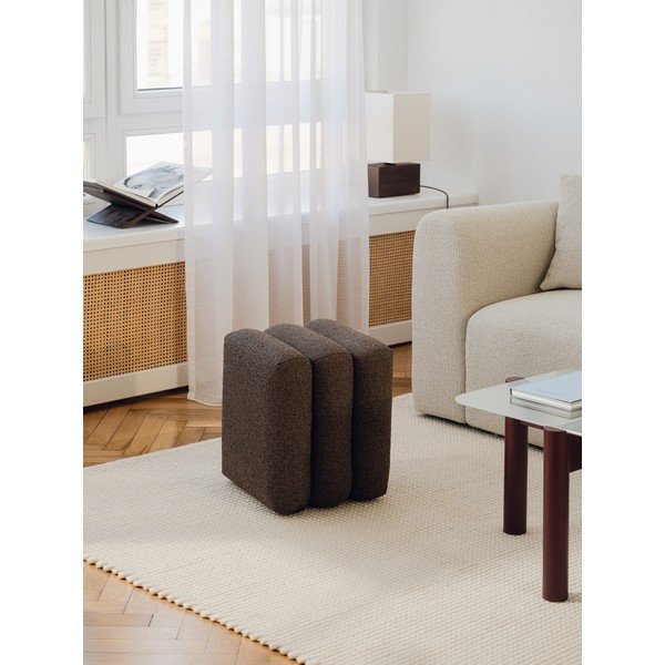 Rudos spalvos pufas iš boucle Radd – noo.ma-image-3