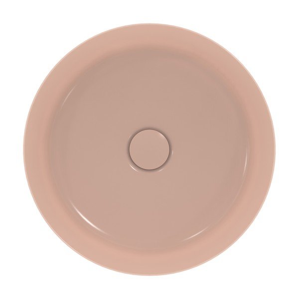 Iš keramikos apvalios formos praustuvas šviesiai rožinės spalvos ø 40 cm Ipalyss – Ideal Standard-image-2