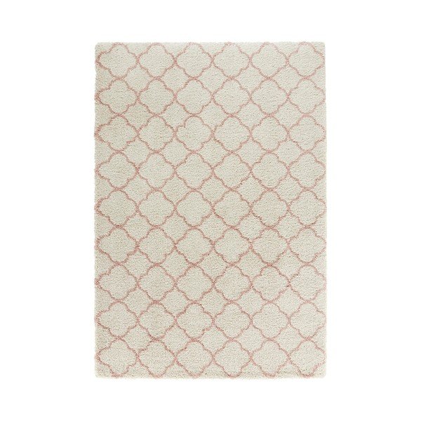 Kreminės ir rožinės spalvos kilimas Mint Rugs Grace Creme Rose, 200 x 290 cm