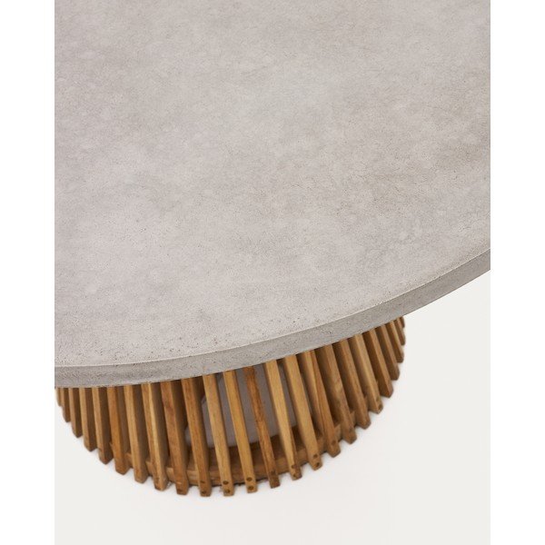 Apvalios formos sodo valgomojo stalas ø 120 cm Alcaufar – Kave Home-image-3
