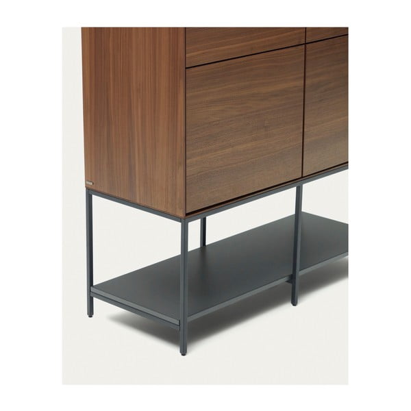 Spintelė natūralios spalvos iš riešutmedžio 97,5x160 cm Vedrana – Kave Home-image-3