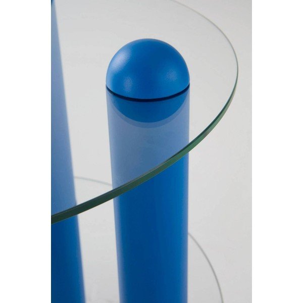 Iš stiklo apvalios formos šoninis stalas ø 48 cm Egan – Jotex-image-2