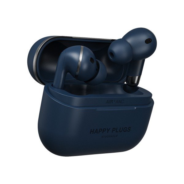Happy Plugs Air 1 ANC belaidės mėlynos spalvos ausinės-image-3