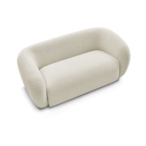 Smėlio spalvos sofa iš šenilinio audinio 160 cm Celine – Bobochic Paris-image-3