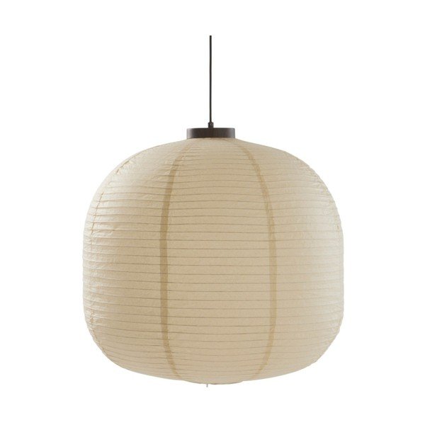 Smėlio spalvos iš popieriaus kabantis šviestuvas ø 65 cm Selma – Jotex