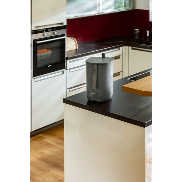 Pilkos spalvos komposteris Plastia Bokashi-image-1