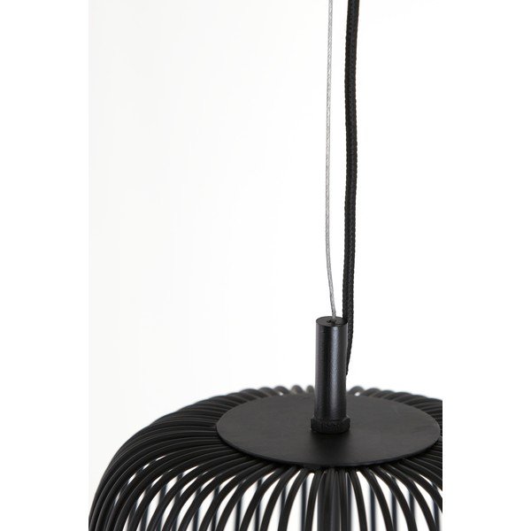 Juodas lubinis šviestuvas ø 27 cm Rilanu - Light & Living-image-3