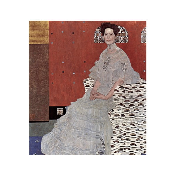 Gustavo Klimto reprodukcija - Fritza Riedler, 80 x 70 cm