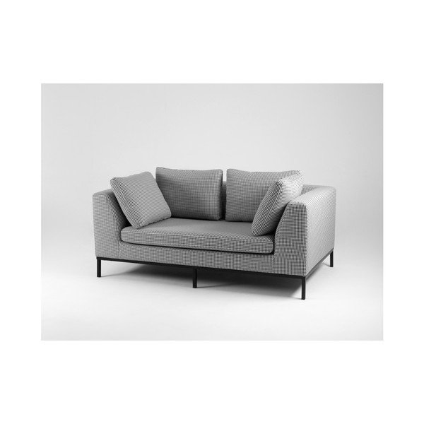 Juodai balta dvivietė sofa Individualizuotos formos "Ambient-image-2