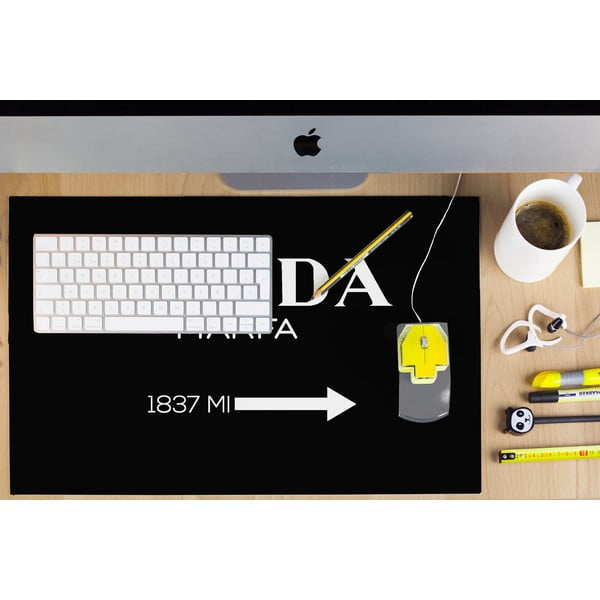 Juodas stalo kilimėlis Black Prada - Little Nice Things-image-1