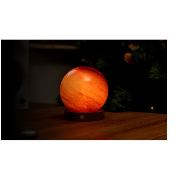 Tamsiai rudos spalvos šviečianti dekoracija USB ø 12 cm Sand Storm – Gingko-image-3