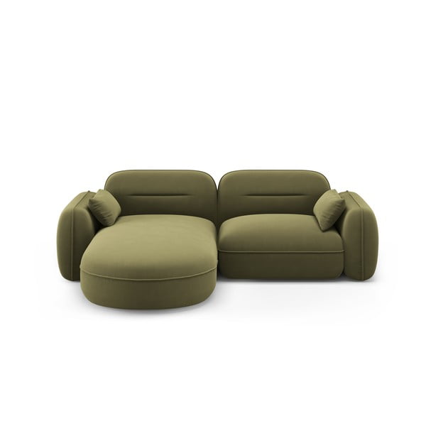 Iš velveto kampinė sofa žalios spalvos (su kairiuoju kampu) Audrey – Interieurs 86