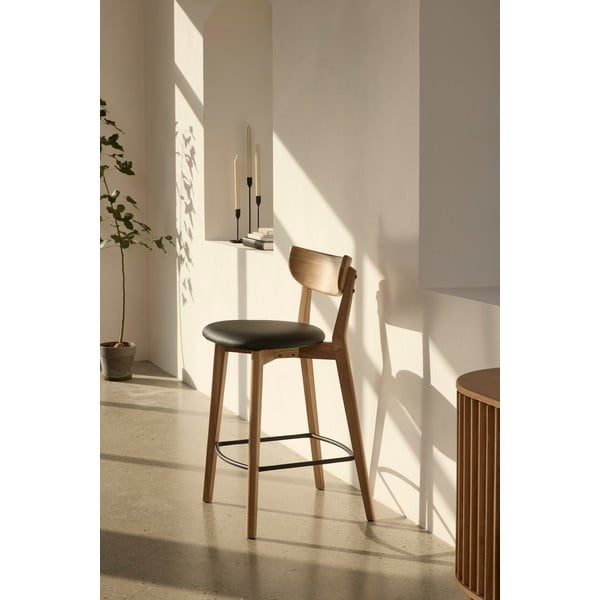 Baro kėdė iš ąžuolo medienos Unique Furniture Pen-image-1