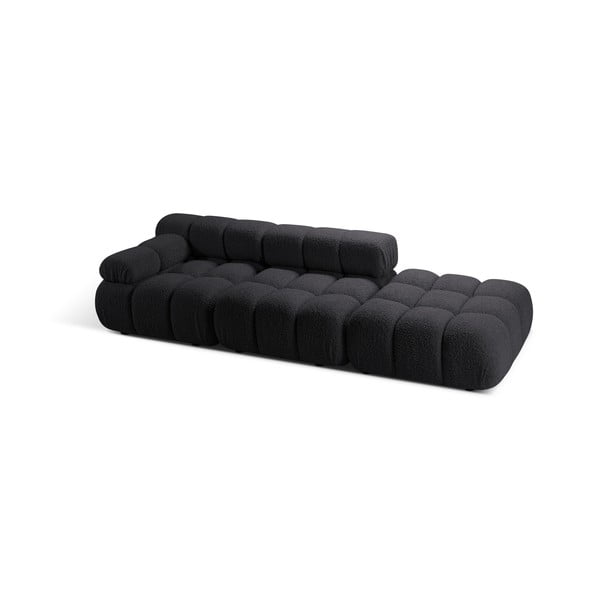 Iš boucle sofa antracito spalvos 288 cm Bellis – Micadoni -image-3