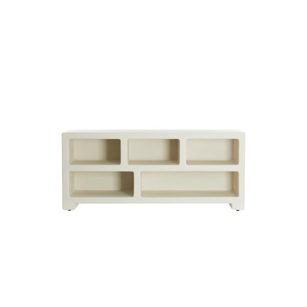 Kreminės spalvos pastatoma lentyna 140x60x35 cm Nahua – Light & Living-image-2