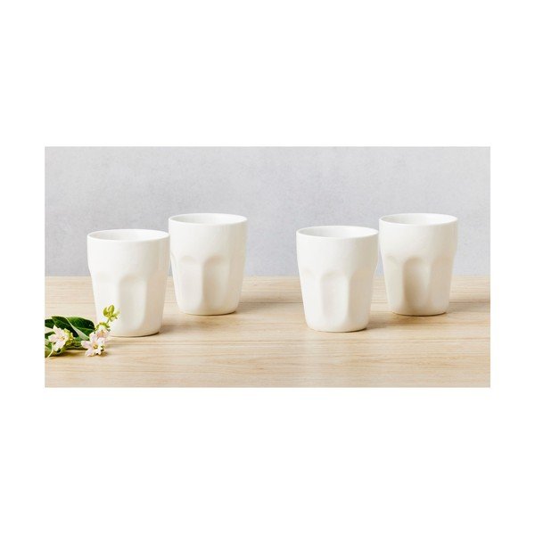 Iš porceliano  puodeliai baltos spalvos 4 vnt. 200 ml Basic – Maxwell & Williams-image-1