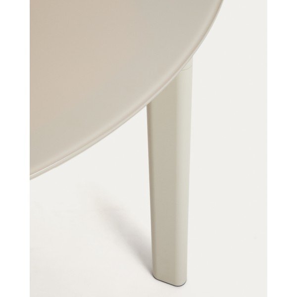 Apvalios formos sodo valgomojo stalas su stikliniu stalviršiu ø 120 cm Erice – Kave Home-image-4