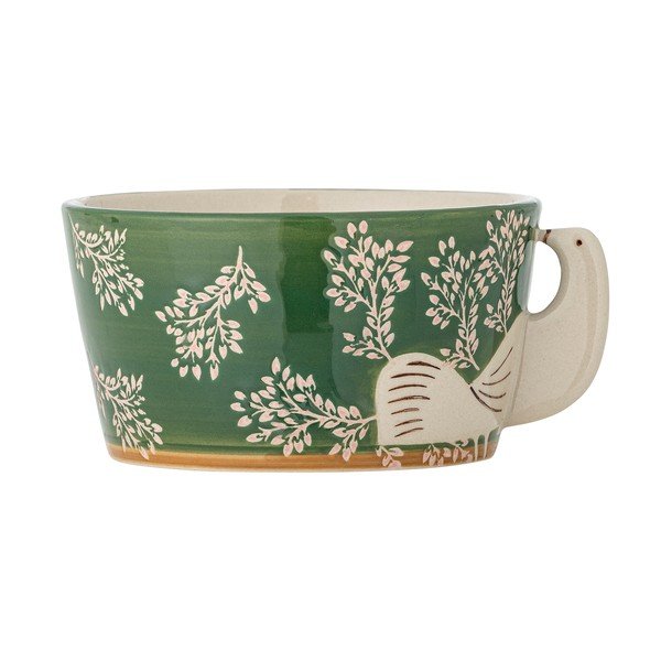 Skirta sriubai žalios spalvos iš akmens masės mažas dubuo 460 ml Hezha – Bloomingville-image-3