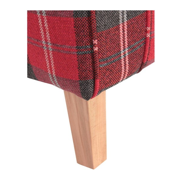 Raudonas languotas fotelis Max Winzer Lorris Vintage-image-4