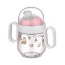 Šviesiai rožinės spalvos iš plastiko vaikiškas puodelis 200 ml Fairy Garden by Little Dutch – Mepal