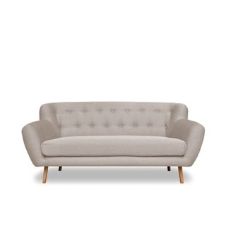 Pilkos ir smėlio spalvos sofa Cosmopolitan design London, 162 cm