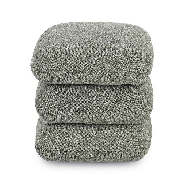 Žalios spalvos pufas iš boucle Antara – Bizzotto-image-3