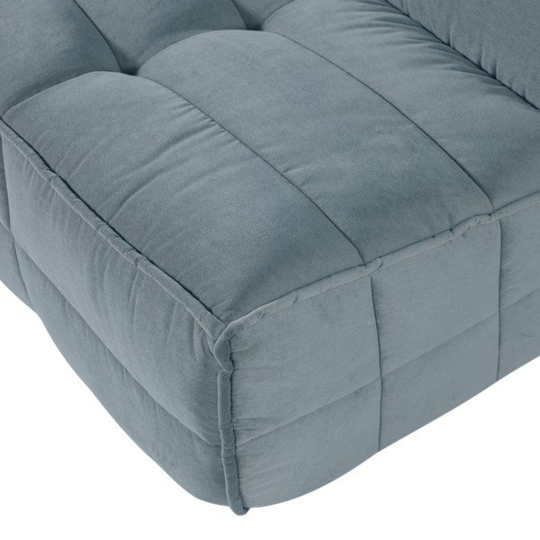 Mėlynos spalvos sofa iš velveto 204 cm Cluster – vtwonen-image-1