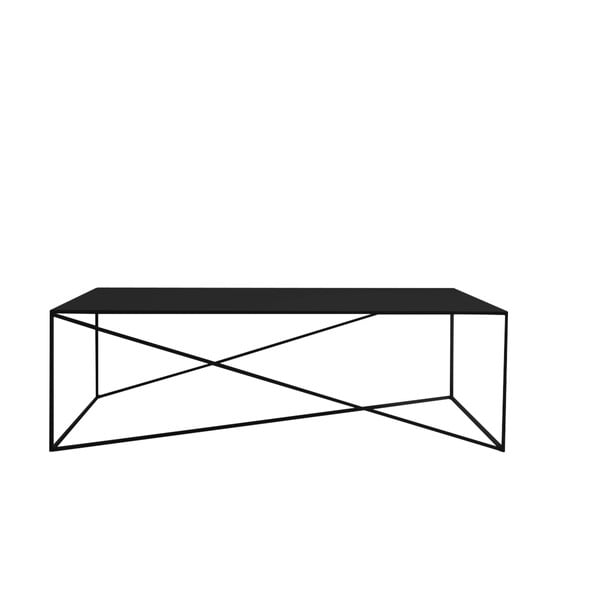 Juodas kavos staliukas Custom Form Memo, 140 x 80 cm