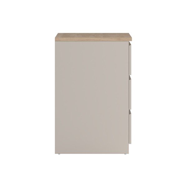 Kreminės spalvos šoninė spintelė 154x76x50 cm Naia – Tvilum-image-4