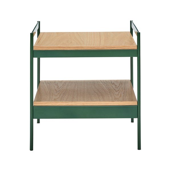 Šoninis stalas su ąžuolo dekoro stalviršiu 43x43 cm Jaunty – Hübsch