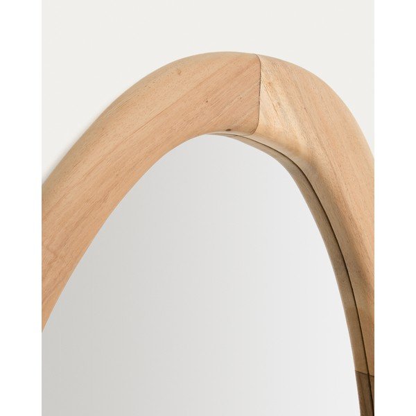 Sieninis veidrodis su medžio masyvo rėmu 60x107 cm Selem – Kave Home-image-2