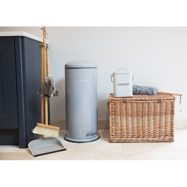 Bambukinė šluota su semtuvėliu Kitchen Craft Living Nostalgia-image-1