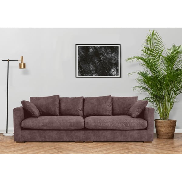 Sofa tamsiai rudos spalvos 266 cm Comfy – Scandic-image-1