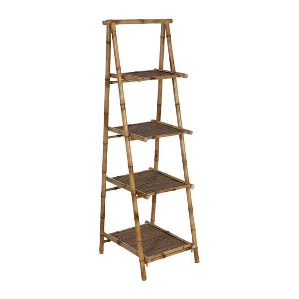 Natūralios spalvos iš bambuko pastatoma lentyna 48x152x50 cm Manali – Ixia