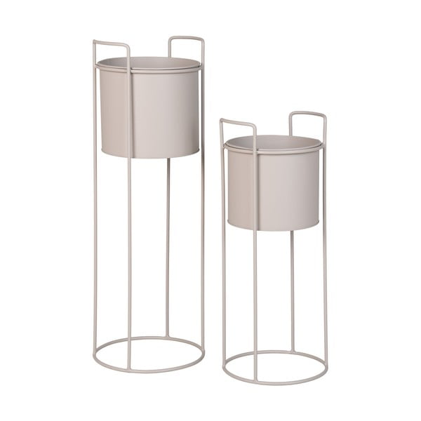 Iš metalo gėlių vazonų dangteliai 2 vnt. ø 21,5 cm Rabo – House Nordic