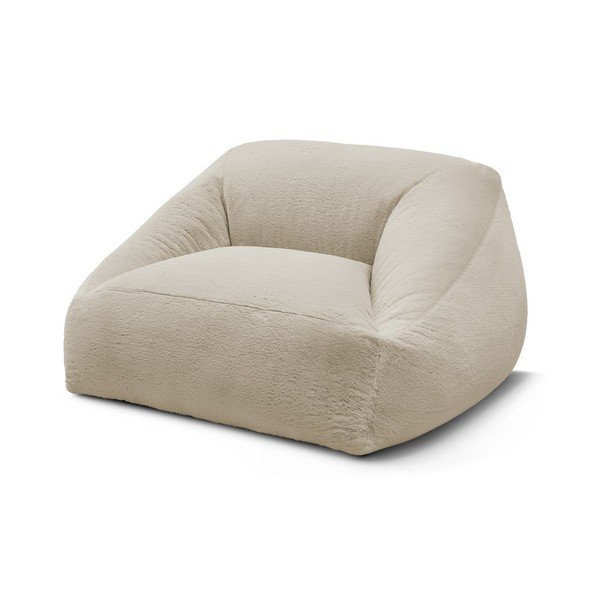 Smėlio spalvos sėdmaišis iš dirbtinio kailio Lilibet – Bobochic Paris