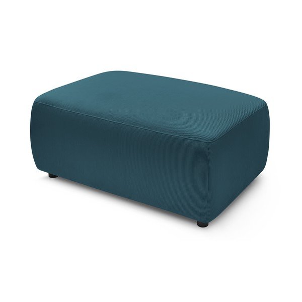 Mėlynas velvetinis pufas Bobochic Paris Envy
