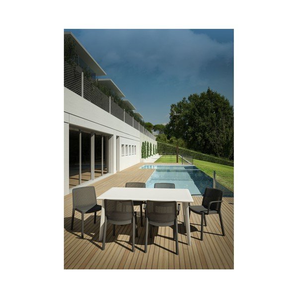 4 tamsiai pilkų sodo kėdžių rinkinys "Resol Fresh Garden-image-2