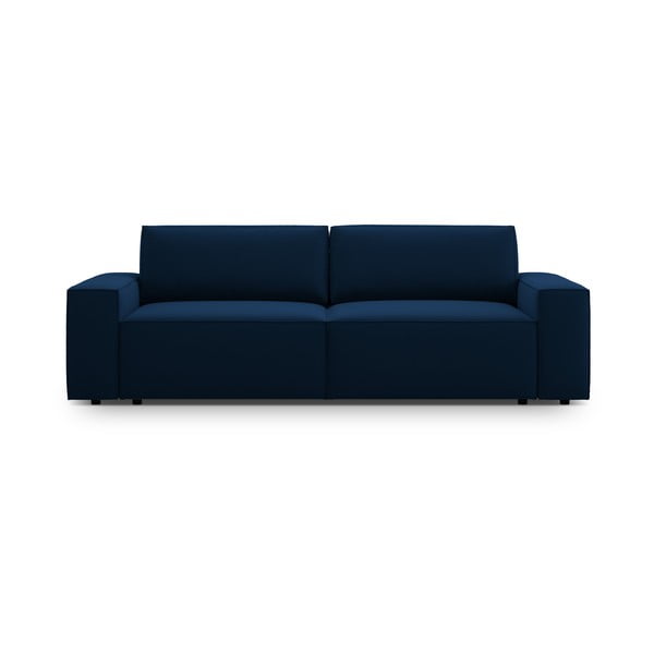 Tamsiai mėlynos spalvos iš velveto sulankstoma/su sandėliavimo vieta sofa 247 cm Jodie – Micadoni 